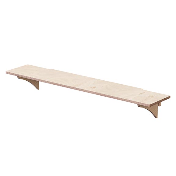 immagine espositore Mensola 97x 20 cm per espositori Wally